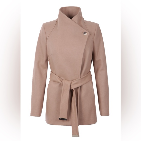 Ted Baker Jackets & Blazers - Ted Baker Wool Blend Wrap Coat